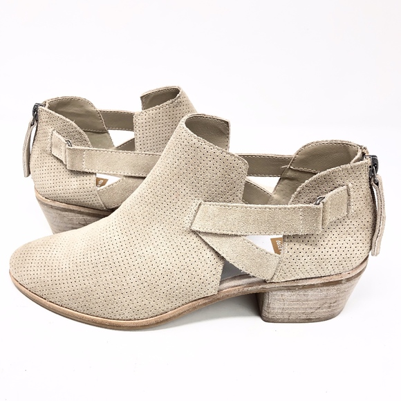 Dolce Vita Shoes - Dolce Vita | Taupe Cutout Bootie Genuine Suede